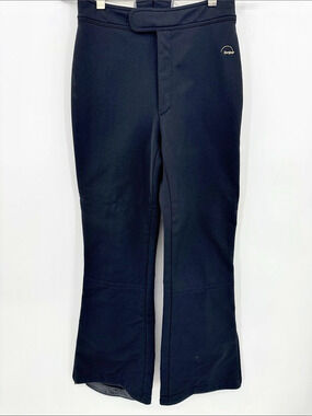 Bogner Vintage 90s Black High Rise Ski Snow Apres Ski Gaper Day Stirrups Pants